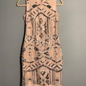 NWOT Vince Camuto XS Sequin Mini Dress